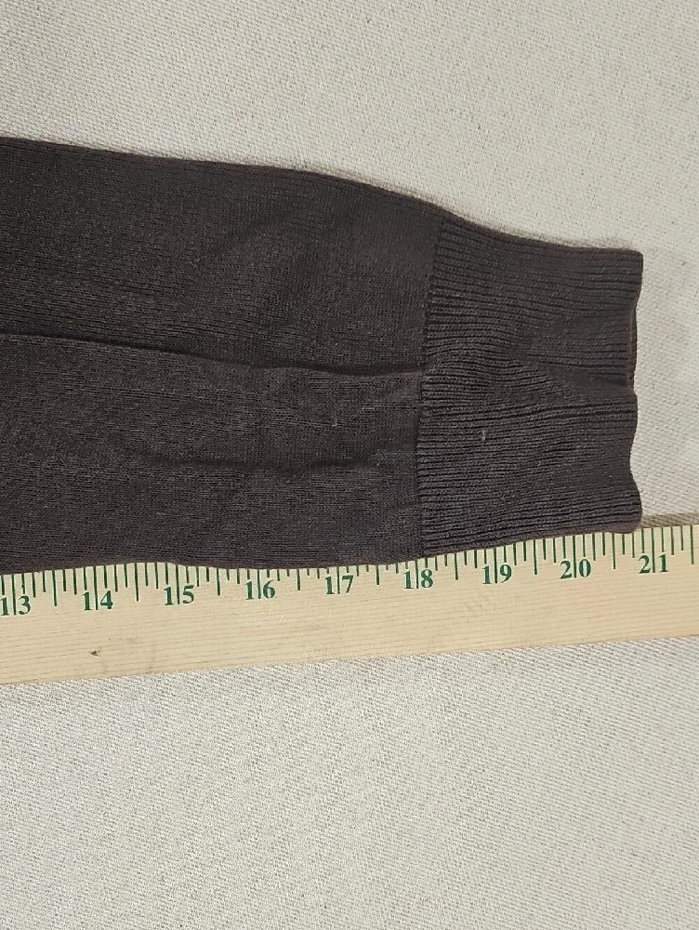 Banana Republic Men's Brown Full Zip Rib-Side Sweater